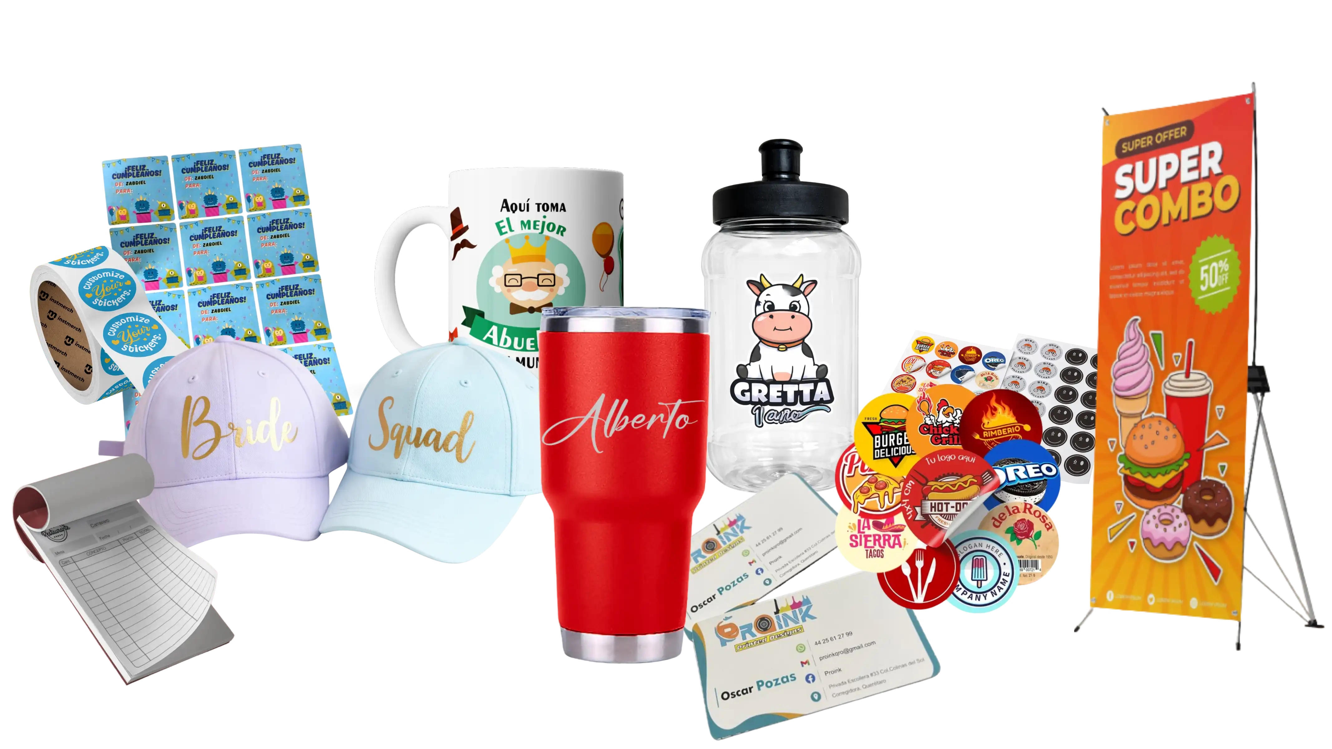 Productos personalizados Proink